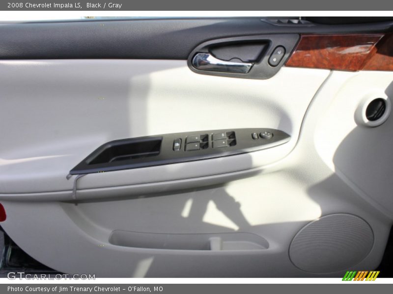 Black / Gray 2008 Chevrolet Impala LS
