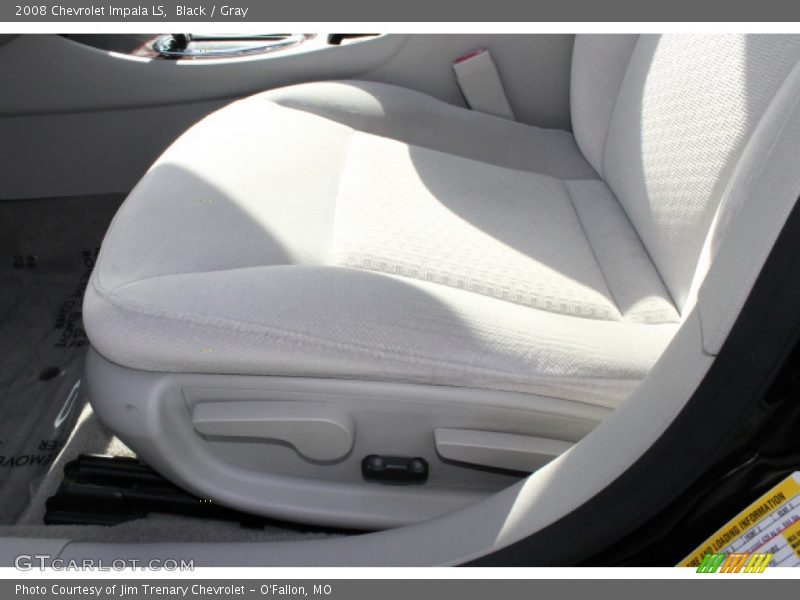 Black / Gray 2008 Chevrolet Impala LS
