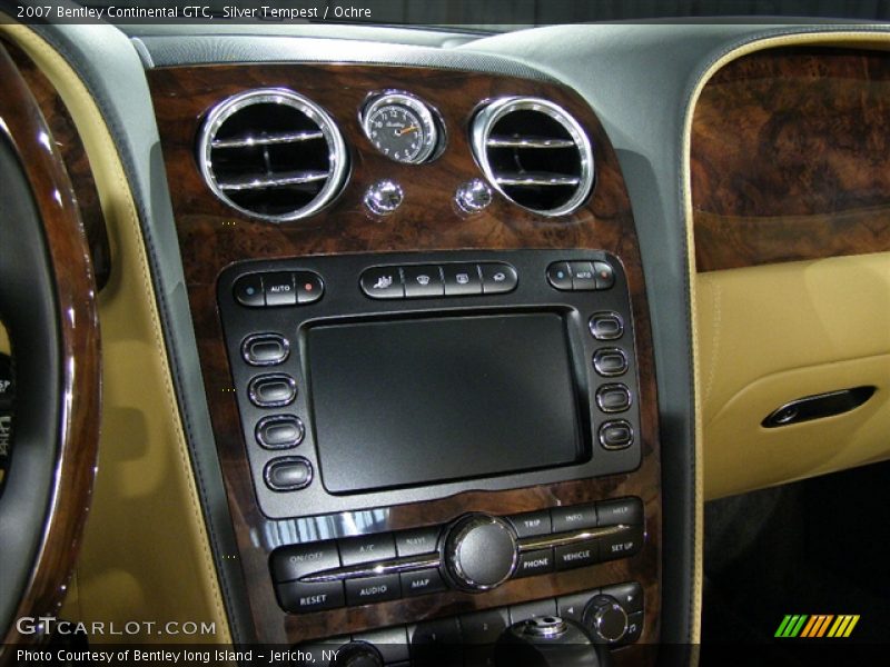 Silver Tempest / Ochre 2007 Bentley Continental GTC