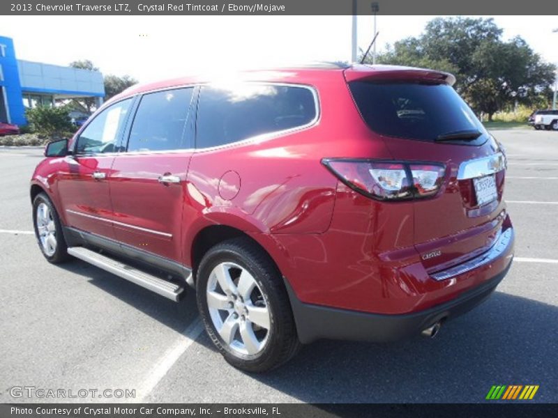 Crystal Red Tintcoat / Ebony/Mojave 2013 Chevrolet Traverse LTZ