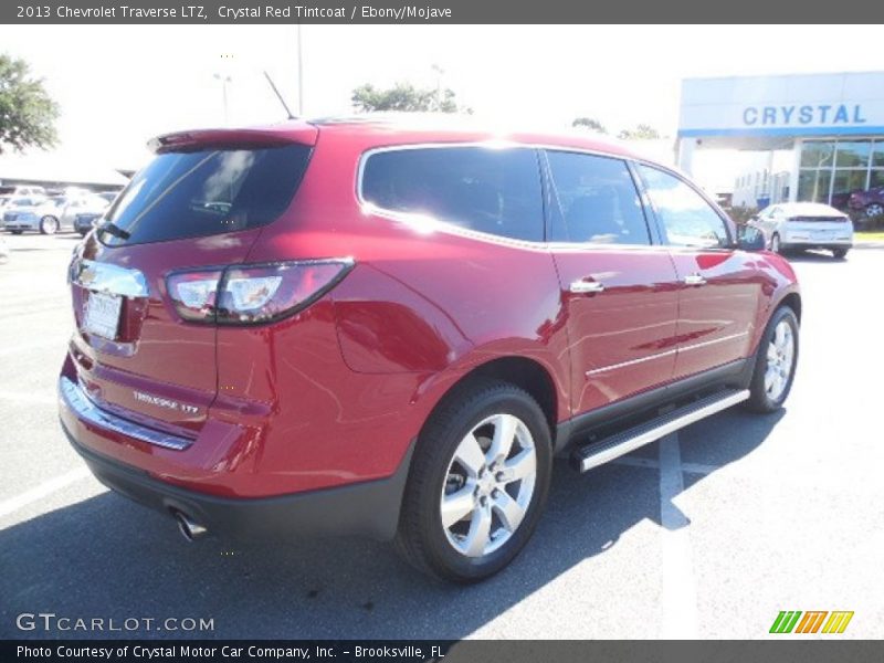 Crystal Red Tintcoat / Ebony/Mojave 2013 Chevrolet Traverse LTZ
