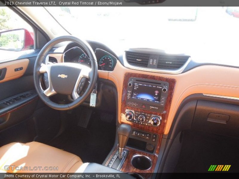Crystal Red Tintcoat / Ebony/Mojave 2013 Chevrolet Traverse LTZ