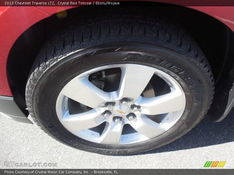 Crystal Red Tintcoat / Ebony/Mojave 2013 Chevrolet Traverse LTZ