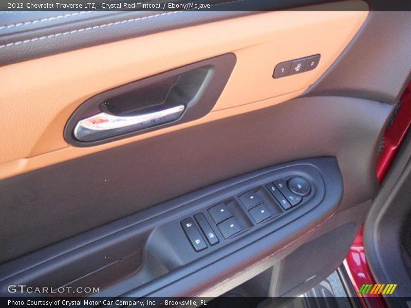 Crystal Red Tintcoat / Ebony/Mojave 2013 Chevrolet Traverse LTZ