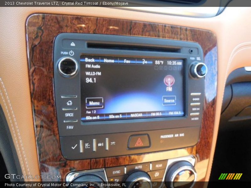 Crystal Red Tintcoat / Ebony/Mojave 2013 Chevrolet Traverse LTZ