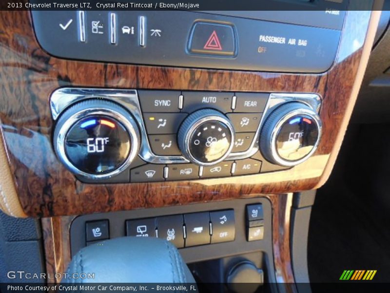 Crystal Red Tintcoat / Ebony/Mojave 2013 Chevrolet Traverse LTZ