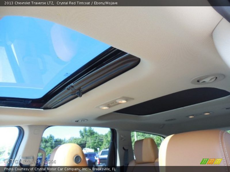 Crystal Red Tintcoat / Ebony/Mojave 2013 Chevrolet Traverse LTZ
