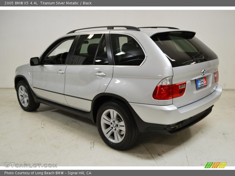 Titanium Silver Metallic / Black 2005 BMW X5 4.4i