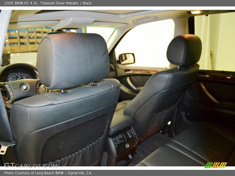 Titanium Silver Metallic / Black 2005 BMW X5 4.4i