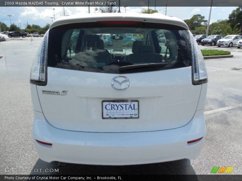 Crystal White Pearl Mica / Sand 2009 Mazda MAZDA5 Touring