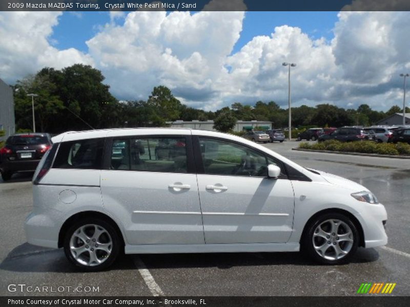 Crystal White Pearl Mica / Sand 2009 Mazda MAZDA5 Touring