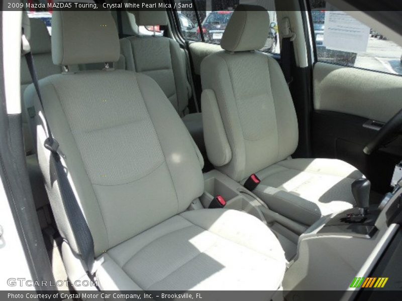Crystal White Pearl Mica / Sand 2009 Mazda MAZDA5 Touring