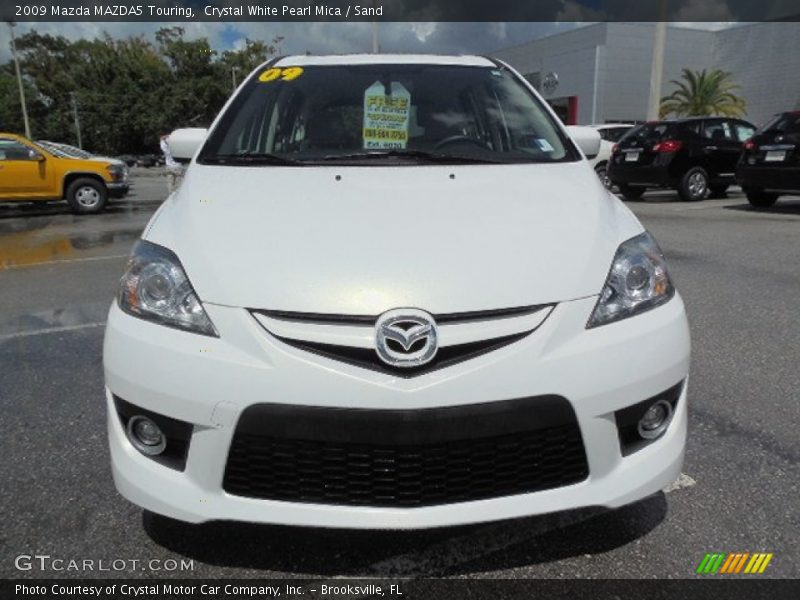 Crystal White Pearl Mica / Sand 2009 Mazda MAZDA5 Touring