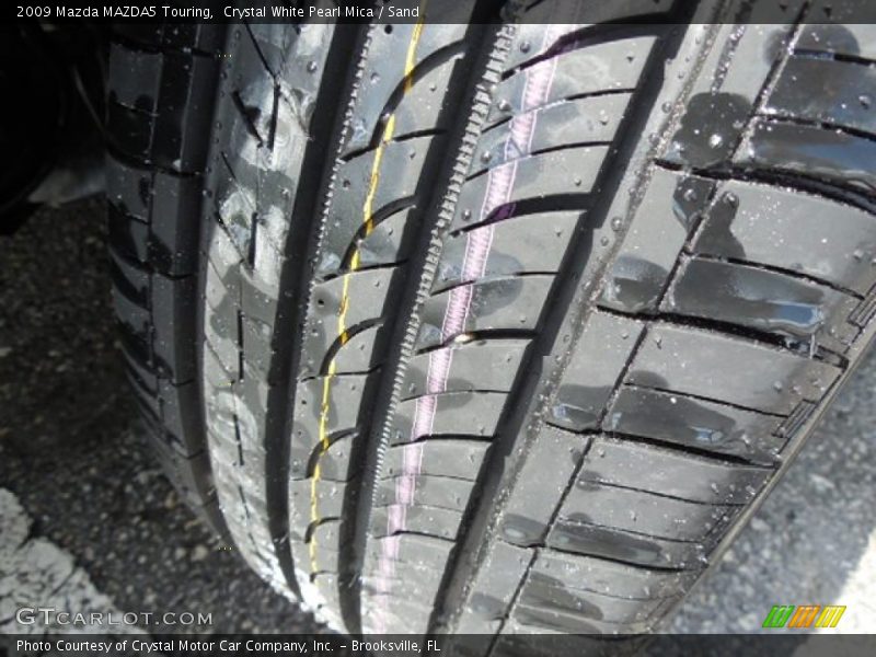 Crystal White Pearl Mica / Sand 2009 Mazda MAZDA5 Touring