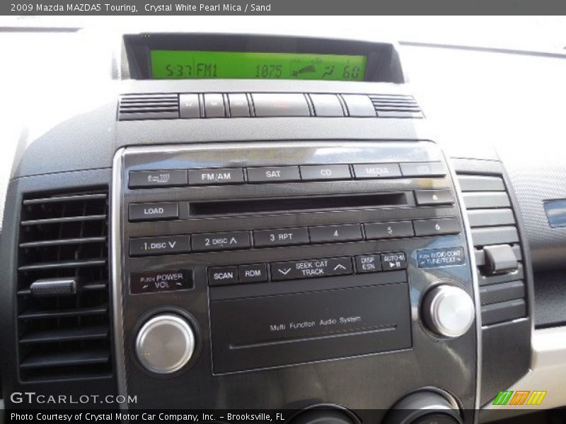 Crystal White Pearl Mica / Sand 2009 Mazda MAZDA5 Touring