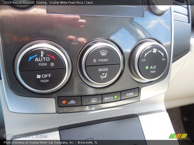Crystal White Pearl Mica / Sand 2009 Mazda MAZDA5 Touring