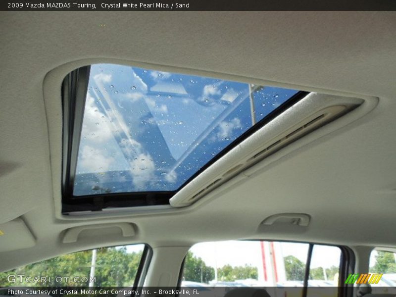 Crystal White Pearl Mica / Sand 2009 Mazda MAZDA5 Touring