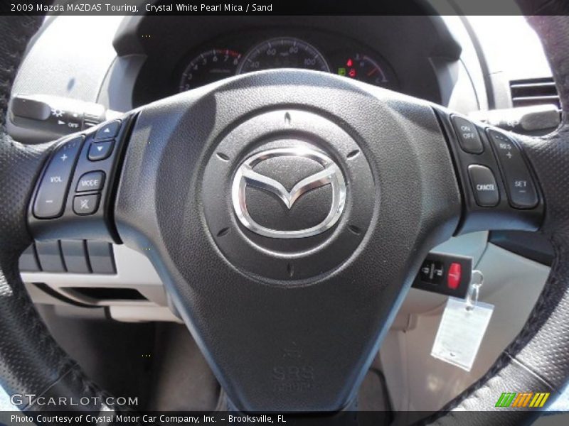 Crystal White Pearl Mica / Sand 2009 Mazda MAZDA5 Touring