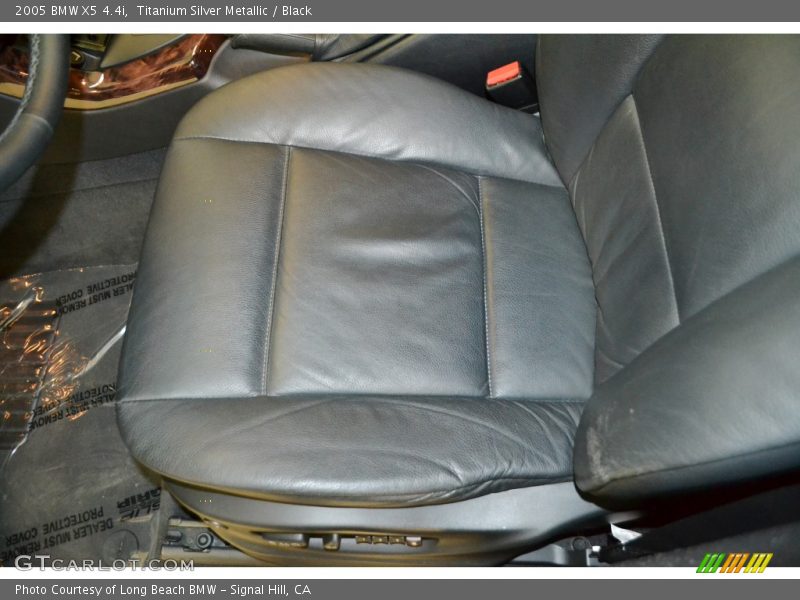 Titanium Silver Metallic / Black 2005 BMW X5 4.4i