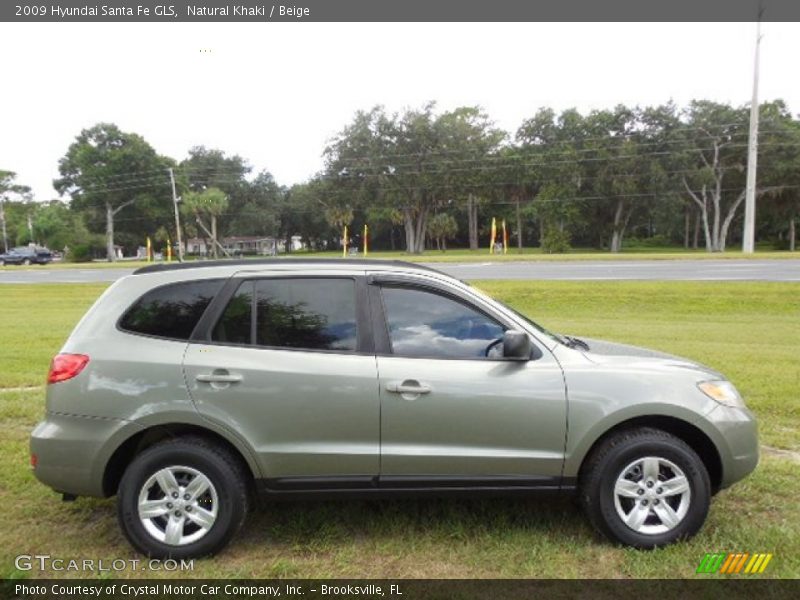Natural Khaki / Beige 2009 Hyundai Santa Fe GLS