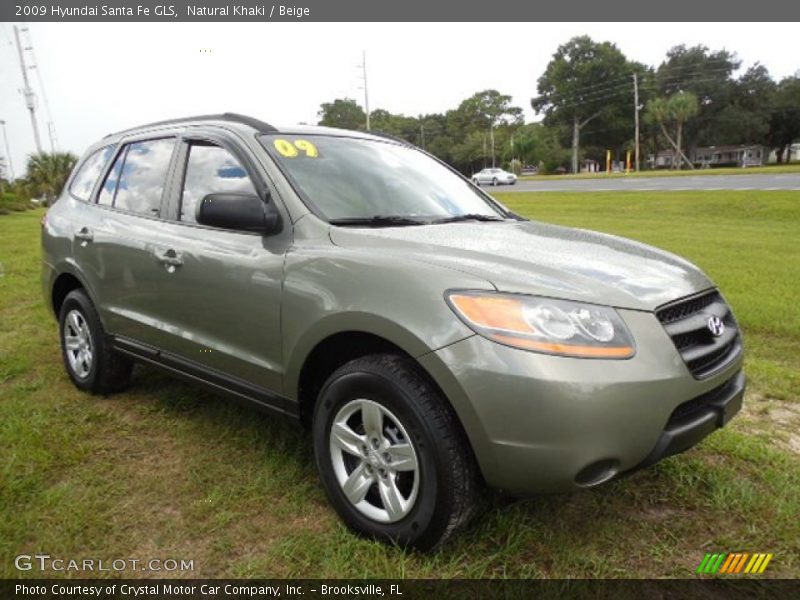 Natural Khaki / Beige 2009 Hyundai Santa Fe GLS