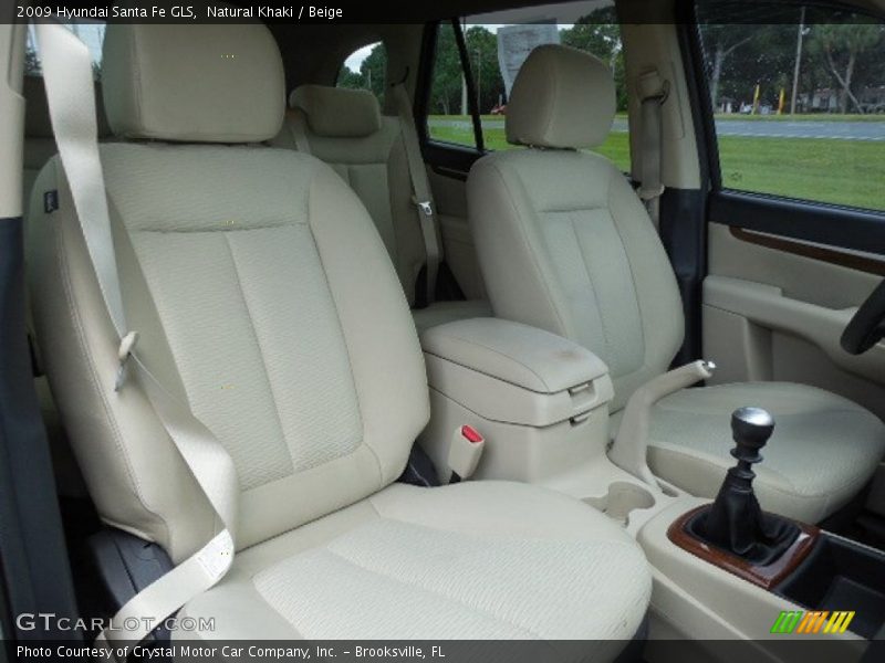 Natural Khaki / Beige 2009 Hyundai Santa Fe GLS