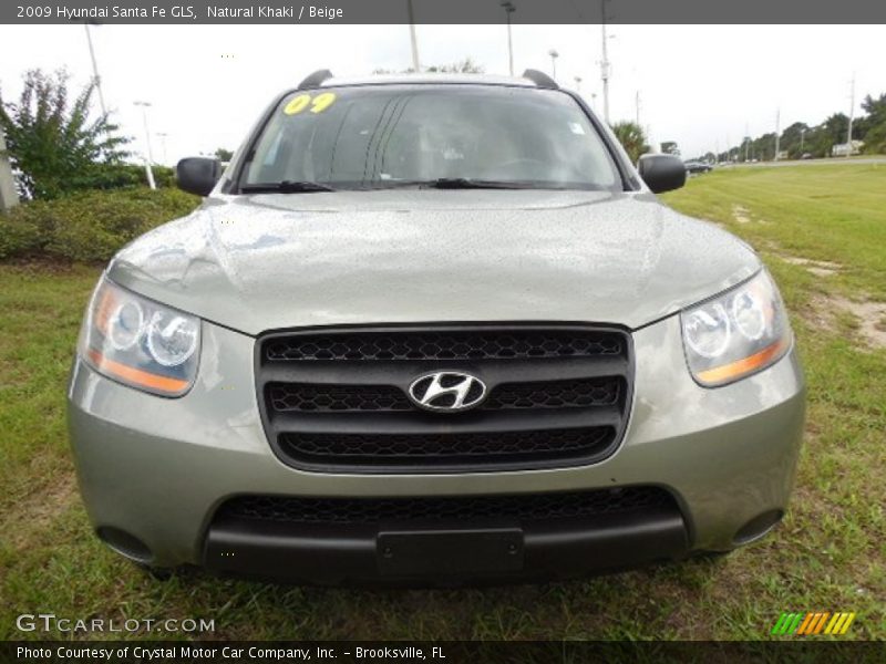 Natural Khaki / Beige 2009 Hyundai Santa Fe GLS