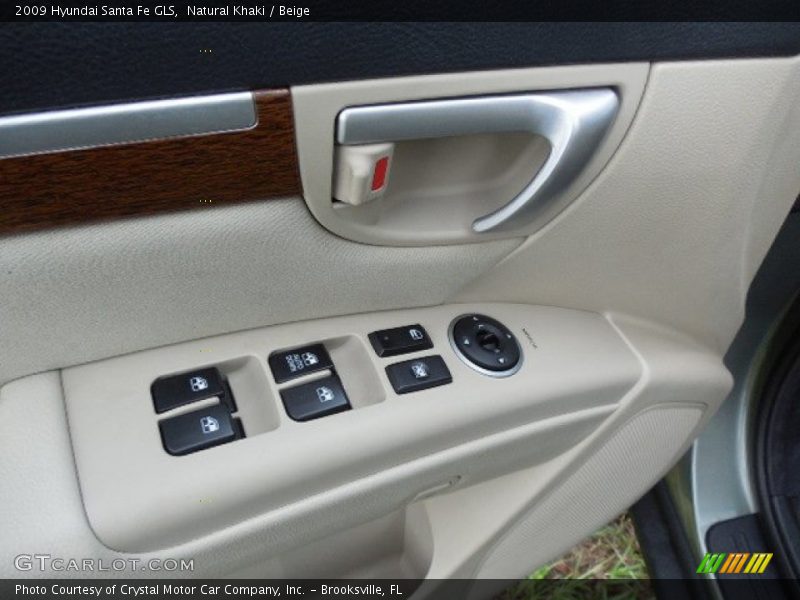 Natural Khaki / Beige 2009 Hyundai Santa Fe GLS