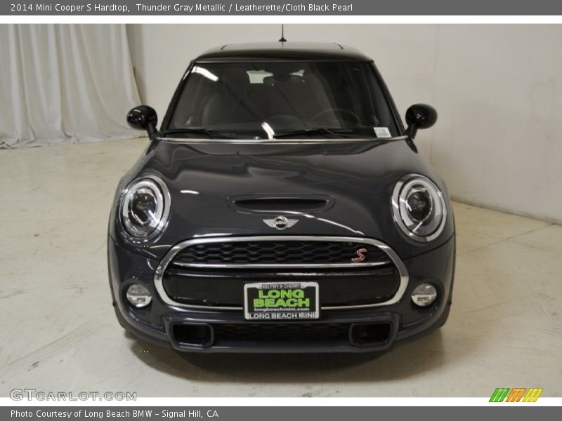 Thunder Gray Metallic / Leatherette/Cloth Black Pearl 2014 Mini Cooper S Hardtop