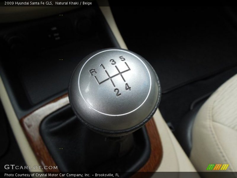 Natural Khaki / Beige 2009 Hyundai Santa Fe GLS