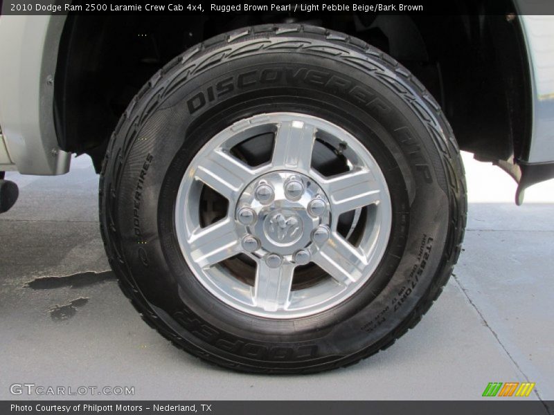 Rugged Brown Pearl / Light Pebble Beige/Bark Brown 2010 Dodge Ram 2500 Laramie Crew Cab 4x4