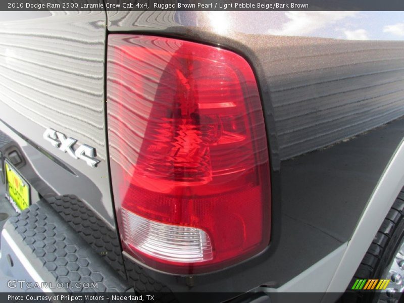 Rugged Brown Pearl / Light Pebble Beige/Bark Brown 2010 Dodge Ram 2500 Laramie Crew Cab 4x4