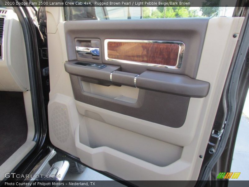 Rugged Brown Pearl / Light Pebble Beige/Bark Brown 2010 Dodge Ram 2500 Laramie Crew Cab 4x4