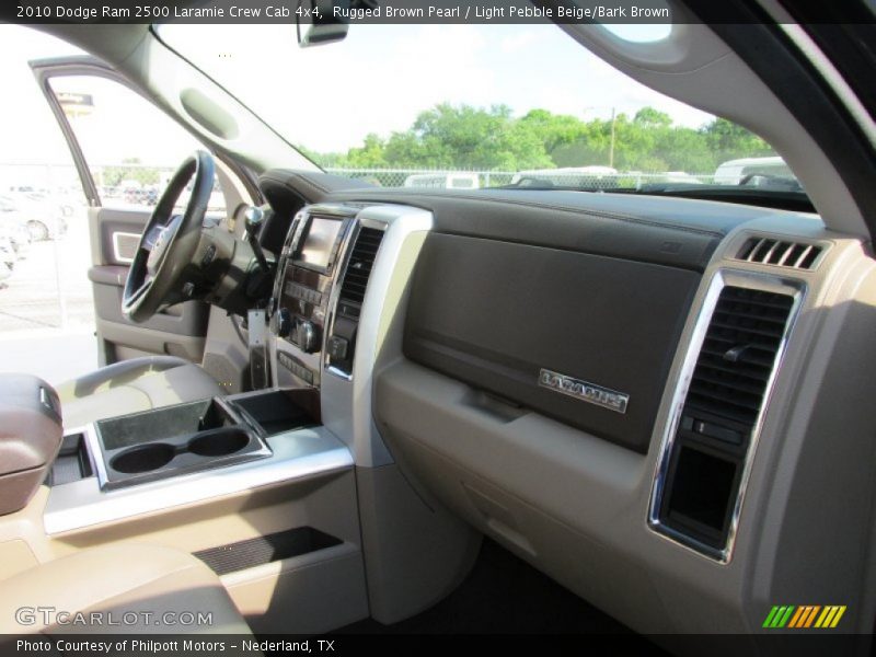 Rugged Brown Pearl / Light Pebble Beige/Bark Brown 2010 Dodge Ram 2500 Laramie Crew Cab 4x4