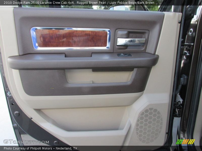 Rugged Brown Pearl / Light Pebble Beige/Bark Brown 2010 Dodge Ram 2500 Laramie Crew Cab 4x4