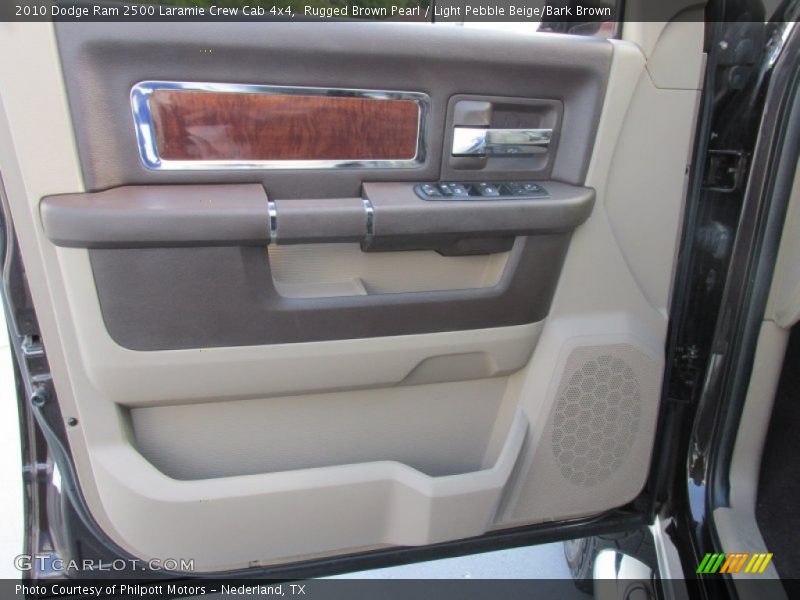 Rugged Brown Pearl / Light Pebble Beige/Bark Brown 2010 Dodge Ram 2500 Laramie Crew Cab 4x4