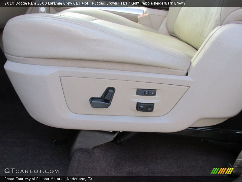 Rugged Brown Pearl / Light Pebble Beige/Bark Brown 2010 Dodge Ram 2500 Laramie Crew Cab 4x4