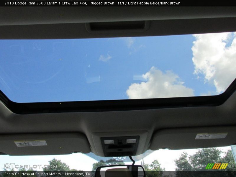 Rugged Brown Pearl / Light Pebble Beige/Bark Brown 2010 Dodge Ram 2500 Laramie Crew Cab 4x4