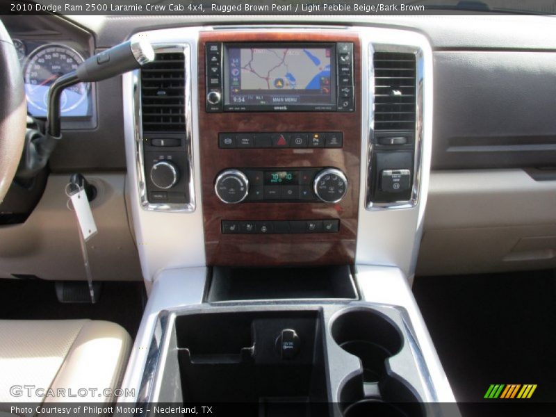 Rugged Brown Pearl / Light Pebble Beige/Bark Brown 2010 Dodge Ram 2500 Laramie Crew Cab 4x4