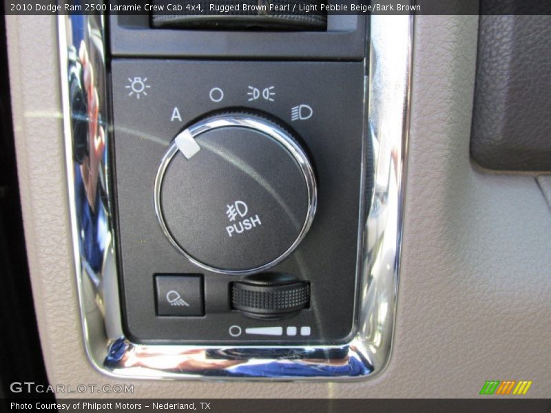 Rugged Brown Pearl / Light Pebble Beige/Bark Brown 2010 Dodge Ram 2500 Laramie Crew Cab 4x4