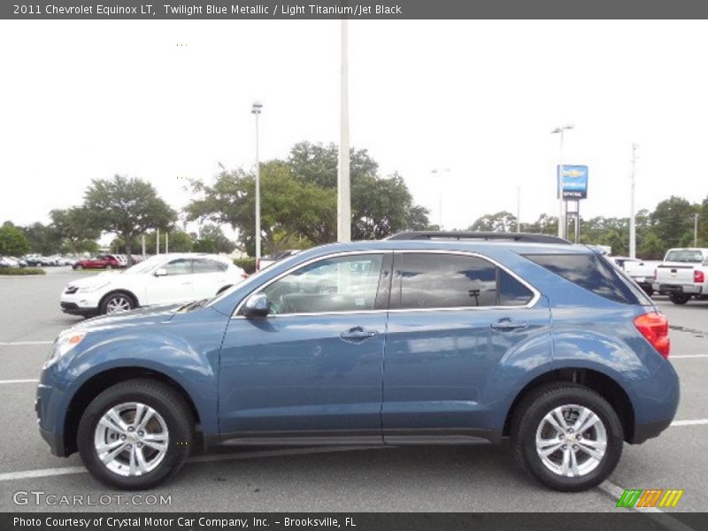 Twilight Blue Metallic / Light Titanium/Jet Black 2011 Chevrolet Equinox LT