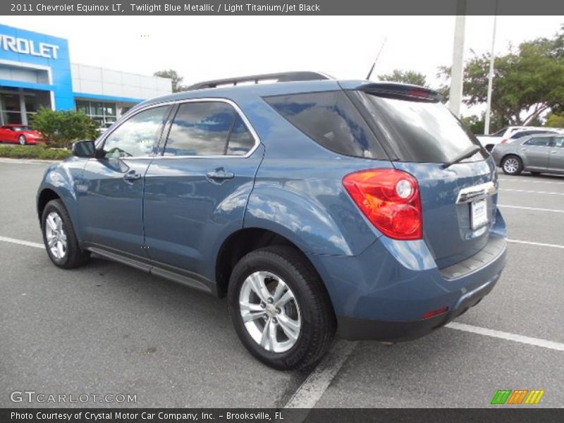 Twilight Blue Metallic / Light Titanium/Jet Black 2011 Chevrolet Equinox LT