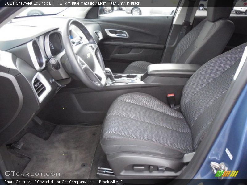 Twilight Blue Metallic / Light Titanium/Jet Black 2011 Chevrolet Equinox LT