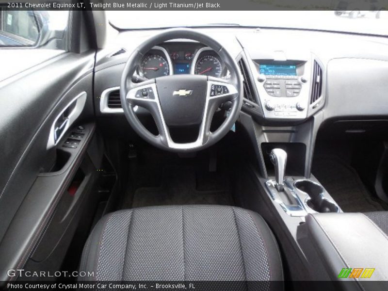 Twilight Blue Metallic / Light Titanium/Jet Black 2011 Chevrolet Equinox LT