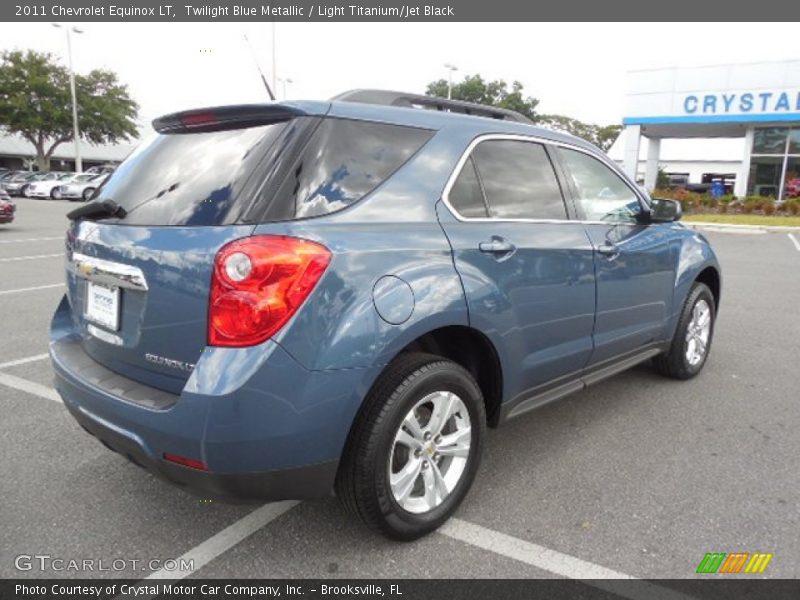 Twilight Blue Metallic / Light Titanium/Jet Black 2011 Chevrolet Equinox LT