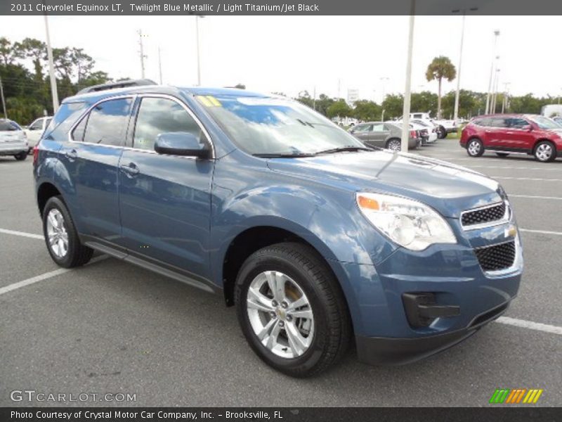 Twilight Blue Metallic / Light Titanium/Jet Black 2011 Chevrolet Equinox LT