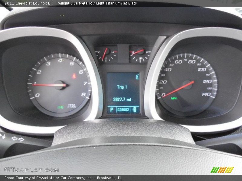 Twilight Blue Metallic / Light Titanium/Jet Black 2011 Chevrolet Equinox LT