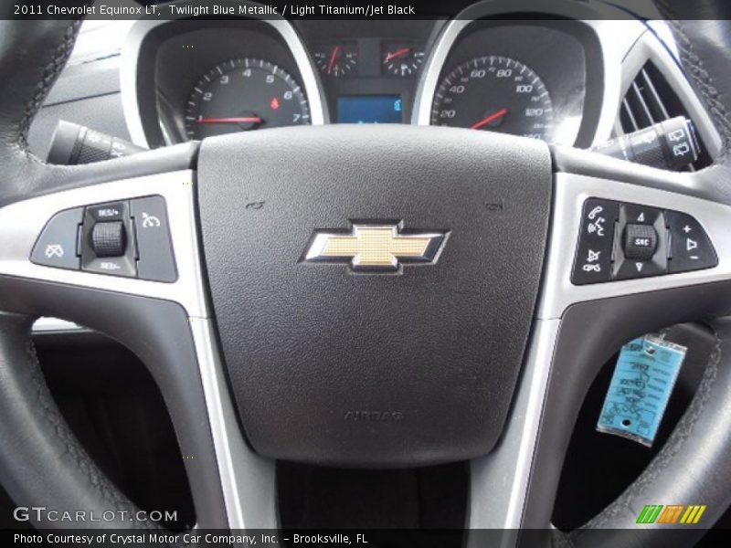 Twilight Blue Metallic / Light Titanium/Jet Black 2011 Chevrolet Equinox LT