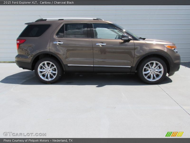 Caribou / Charcoal Black 2015 Ford Explorer XLT