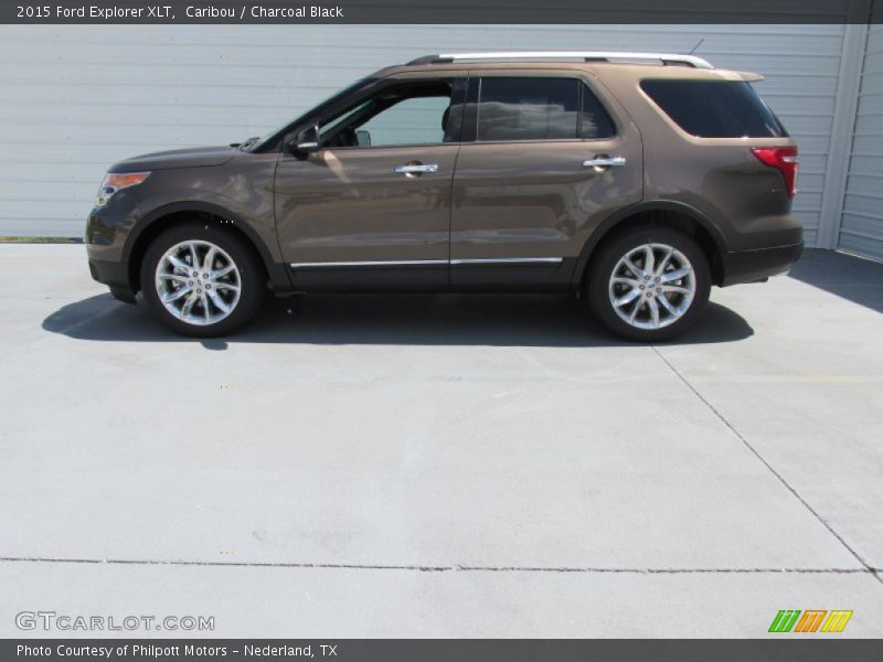 Caribou / Charcoal Black 2015 Ford Explorer XLT